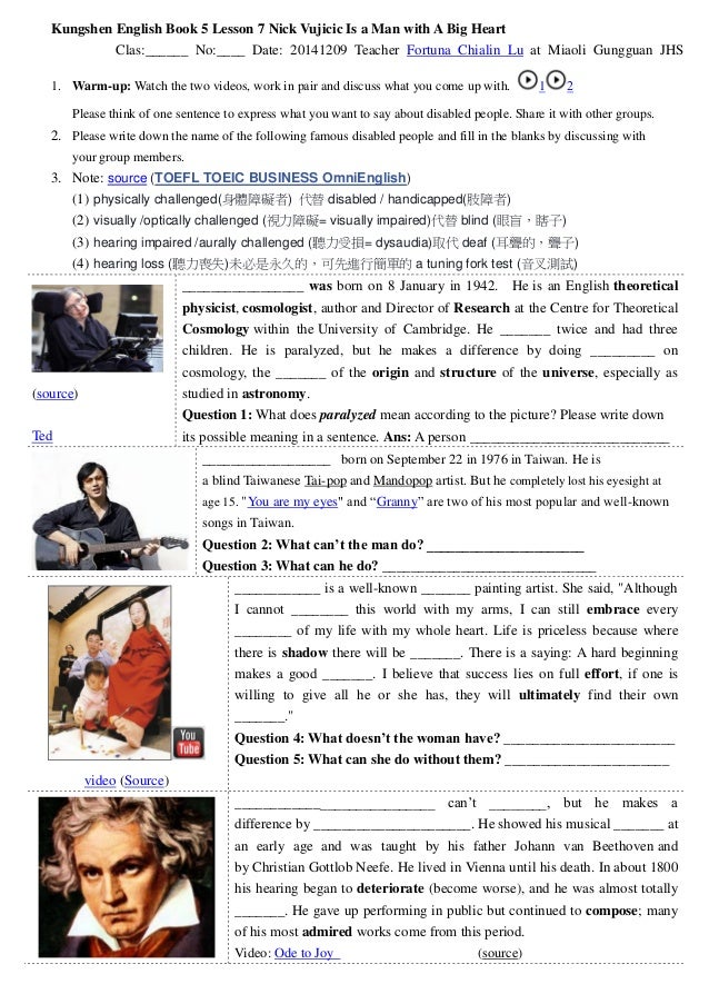 Nick Vujicic Book Pdf
